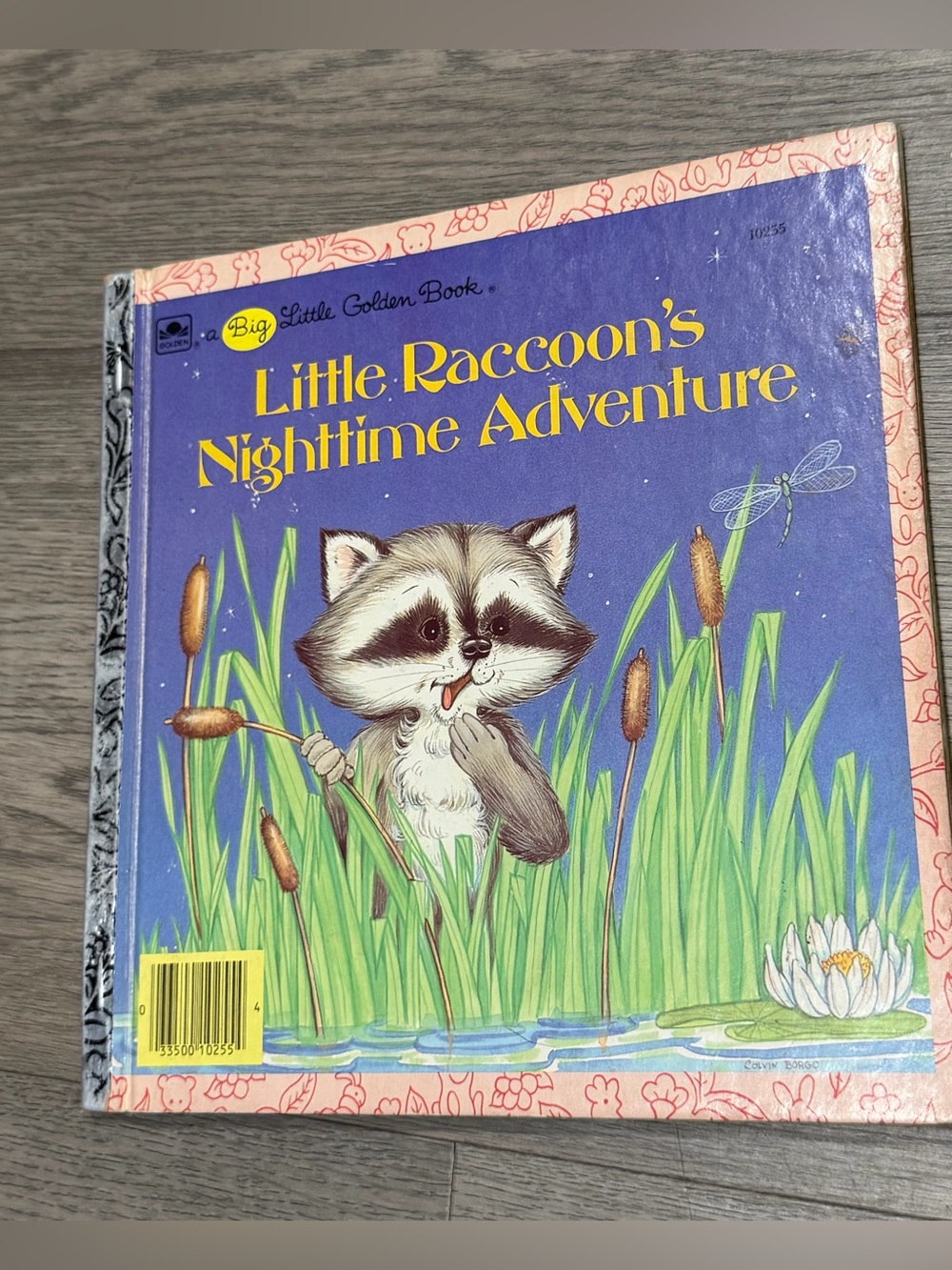 Big Little Golden Books Little Raccoon's Nighttime Adventure Moore Borgo HC 1986